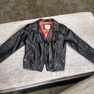 Cherokee black leather jacket